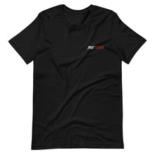 Load image into Gallery viewer, Street Code Embroidered Short-Sleeve Unisex T-Shirt white &amp; red letters (3 colors available)
