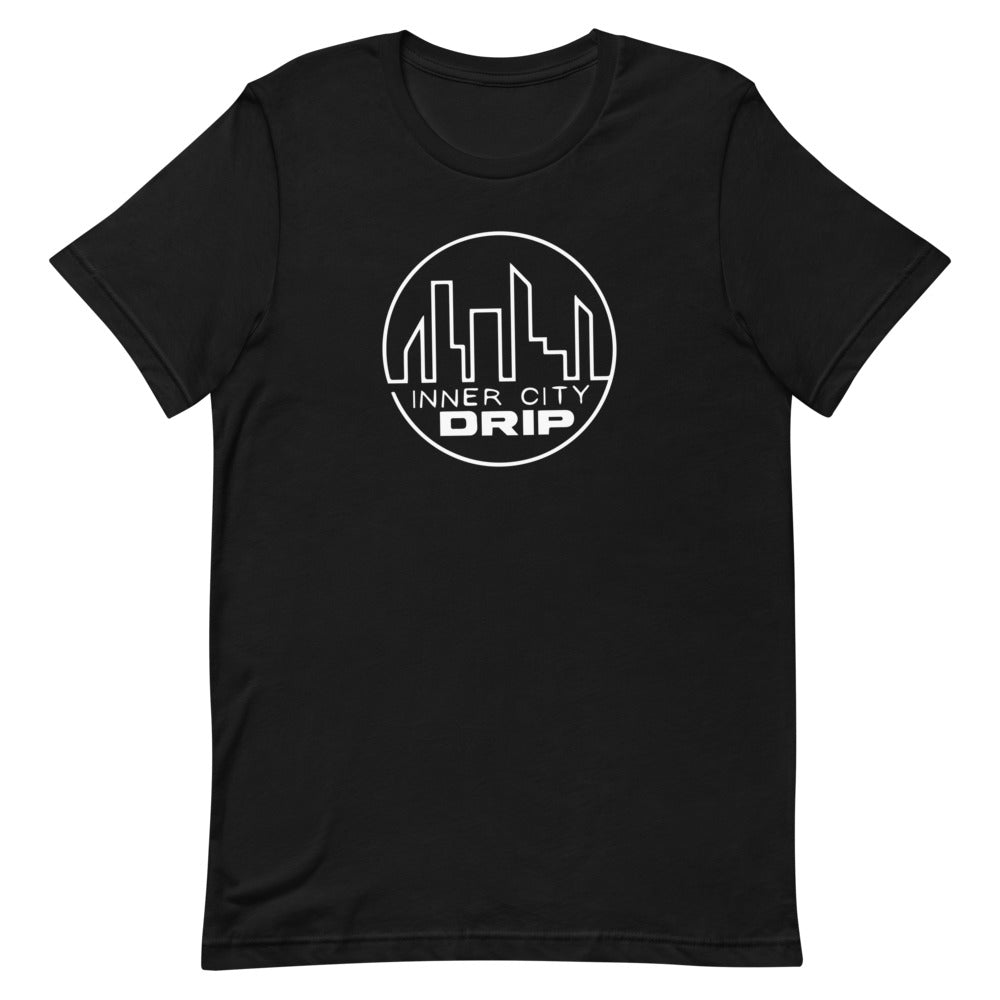 Inner City Drip Short-Sleeve Unisex T-Shirt white letters (11 Colors Available)