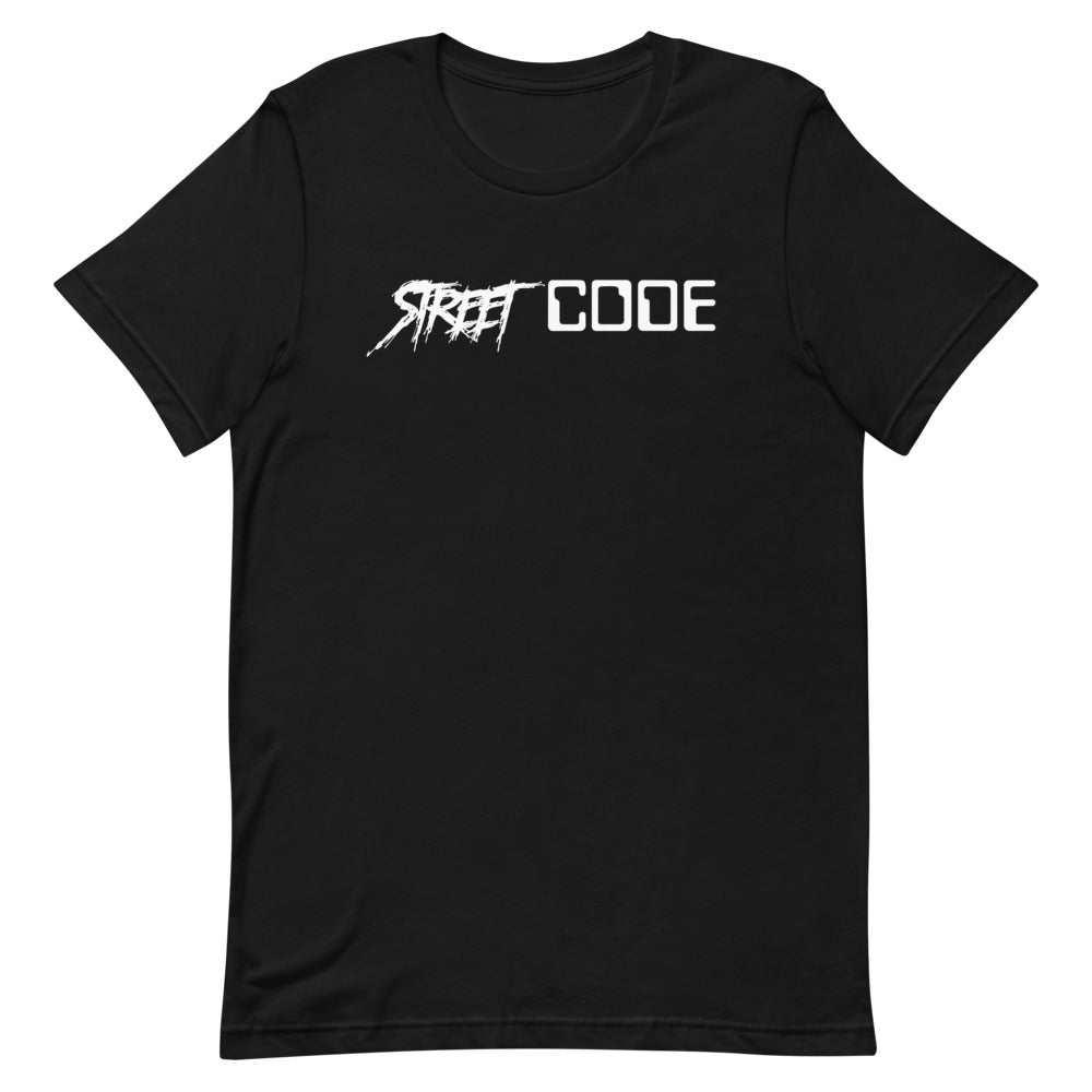 Street Code Short-Sleeve Unisex T-Shirt White Letters (9 Colors Available)