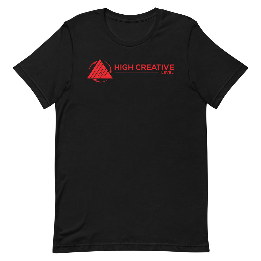 High Creative Level Short-Sleeve Unisex T-Shirt Red Letters (2 Colors Available)