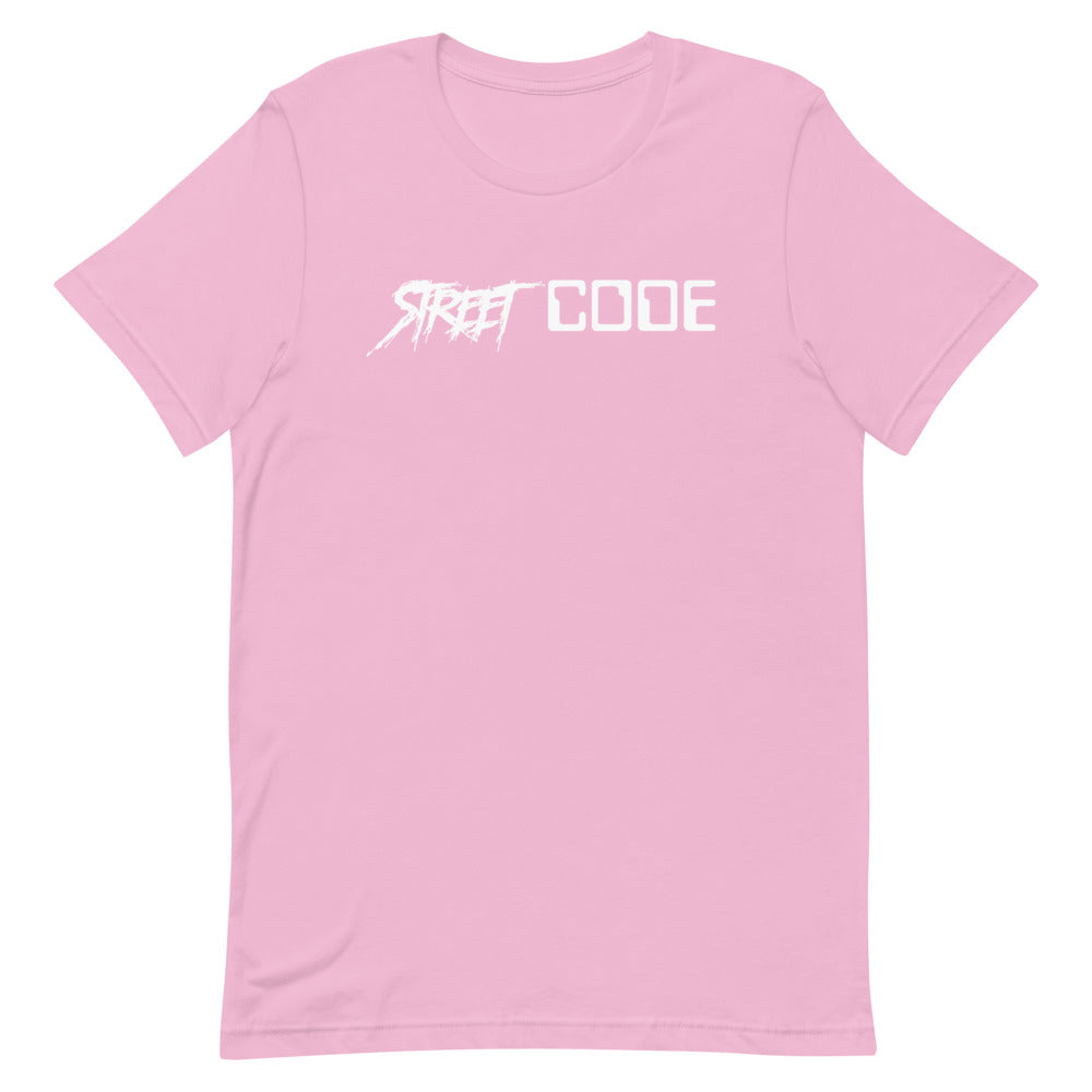 Street Code Short-Sleeve Unisex Letters Availa Inner City T-Shirt Drip Colors – (9 White
