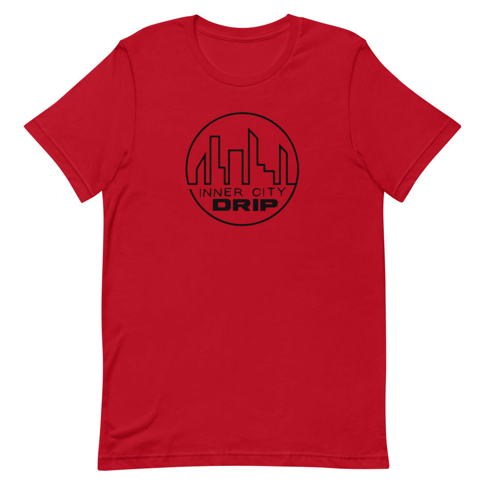 Inner City Drip Short-Sleeve Unisex T-Shirt black letters (5 colors available)