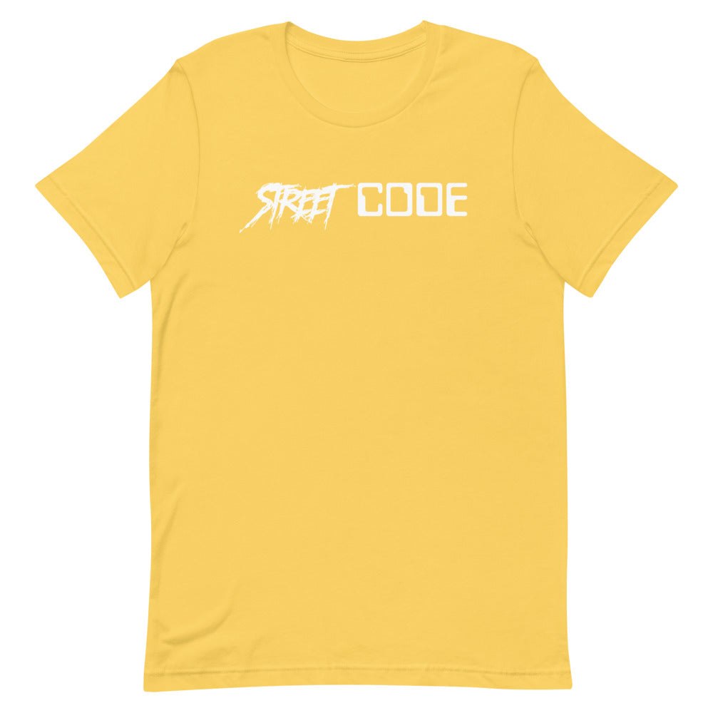 Street Code Short-Sleeve Unisex T-Shirt Availa Drip White (9 City – Inner Colors Letters