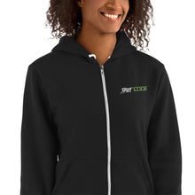 Load image into Gallery viewer, Street Code Embroidered Hoodie Sweater Green &amp; White Letters (3 colors available)
