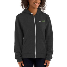 Load image into Gallery viewer, Street Code Embroidered Hoodie Sweater Green &amp; White Letters (3 colors available)
