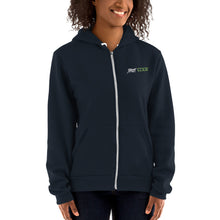 Load image into Gallery viewer, Street Code Embroidered Hoodie Sweater Green &amp; White Letters (3 colors available)
