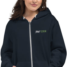 Load image into Gallery viewer, Street Code Embroidered Hoodie Sweater Green &amp; White Letters (3 colors available)
